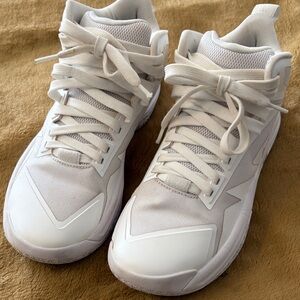 Moolah Kicks Triple Double White Hot Sneakers Size 7.5